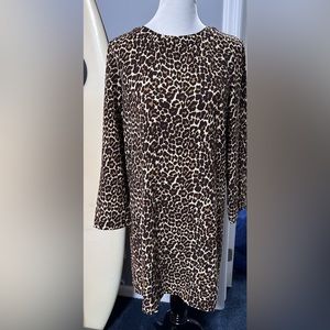 Women’s J.Crew leopard dress